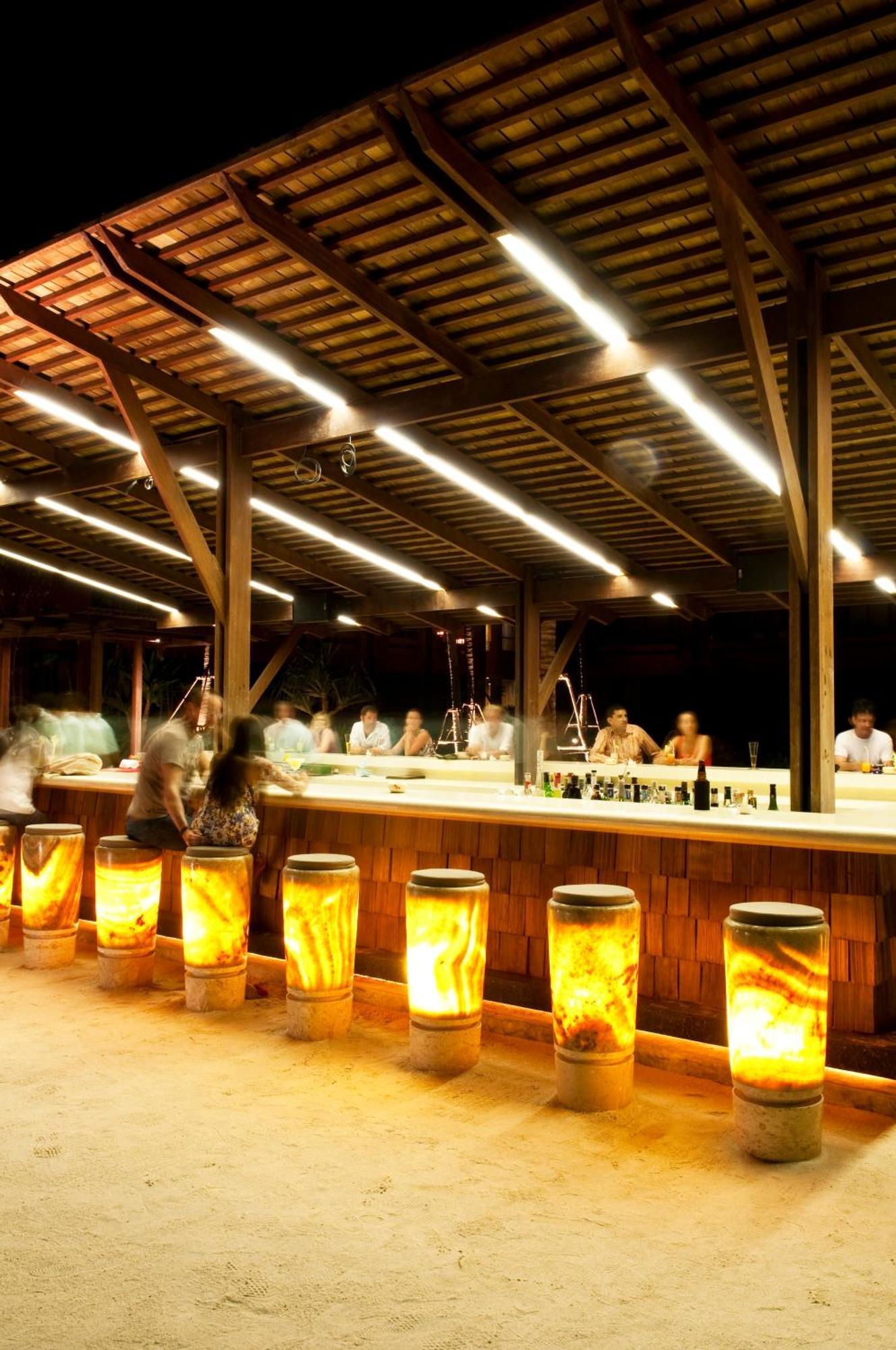 Hansar Samui Resort & Spa - Sha Extra Plus Bophut Restaurante foto The bar at the restaurant