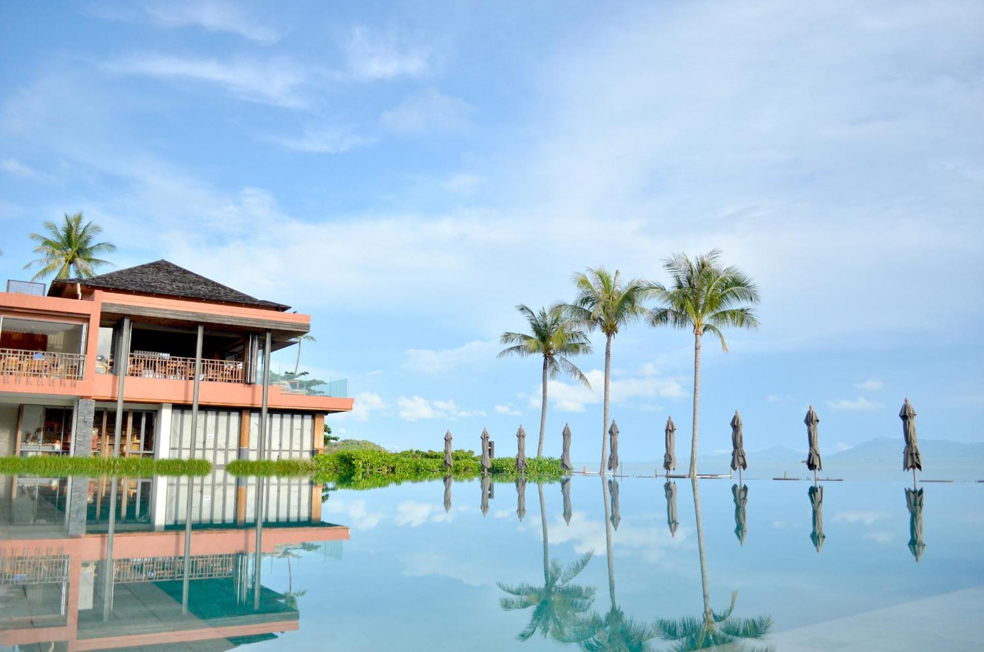 Hansar Samui Resort & Spa - Sha Extra Plus Bophut Exterior foto The resort's infinity pool